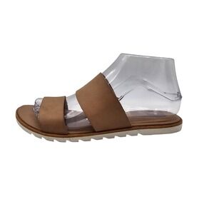 Sorel Shoes Womens Size 7 Leather Slip On Flat Sandals NL4263-246‎ Comfort